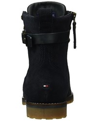 dunkelblaue Stiefel von Tommy Hilfiger