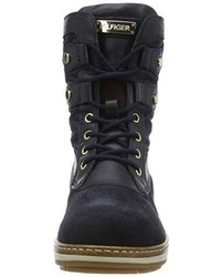 dunkelblaue Stiefel von Tommy Hilfiger