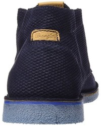 dunkelblaue Stiefel von Wrangler