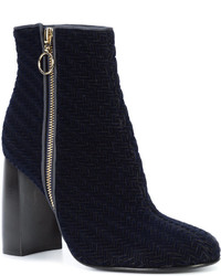 dunkelblaue Stiefel von Stella McCartney