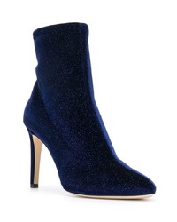 dunkelblaue Stiefeletten von Giuseppe Zanotti Design