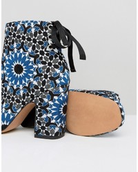 dunkelblaue Stiefeletten von Asos