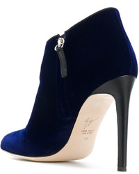 dunkelblaue Stiefeletten von Giuseppe Zanotti Design