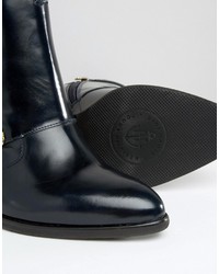 dunkelblaue Stiefeletten von Tommy Hilfiger