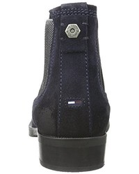 dunkelblaue Stiefeletten von Hilfiger Denim