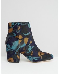 dunkelblaue Stiefeletten von Asos