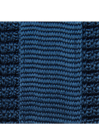 dunkelblaue Strick Krawatte von Lanvin