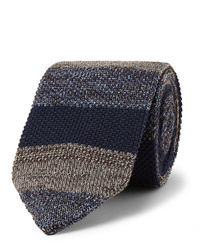 dunkelblaue Strick Krawatte von Missoni