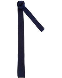 dunkelblaue Strick Krawatte von Peter Werth