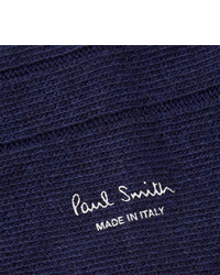 dunkelblaue Strick Socken von Paul Smith