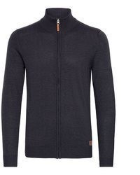 dunkelblaue Strick Strickjacke von BLEND