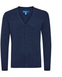 dunkelblaue Strick Strickjacke von BLEND