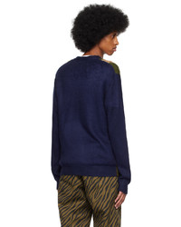 dunkelblaue Strick Strickjacke von Noon Goons