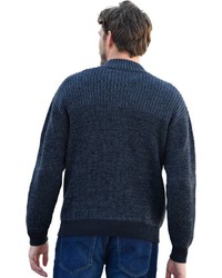 dunkelblaue Strick Strickjacke von MARCO DONATI