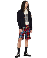 dunkelblaue Strick Strickjacke von Charles Jeffrey Loverboy