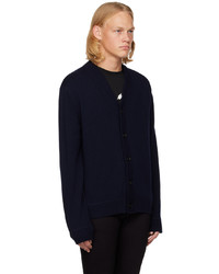 dunkelblaue Strick Strickjacke von Ps By Paul Smith