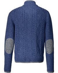 dunkelblaue Strick Strickjacke von REITMAYER