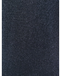 dunkelblaue Strick Wollbluse von Nina Ricci