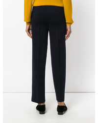 dunkelblaue Strick Wollhose von Jil Sander