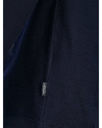 dunkelblaue Strickjacke mit einer offenen Front von Jack & Jones