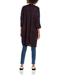 dunkelblaue Strickjacke mit einer offenen Front von Vero Moda