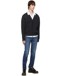 dunkelblaue Strickjacke von rag & bone