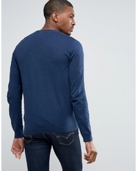 dunkelblaue Strickjacke von Asos