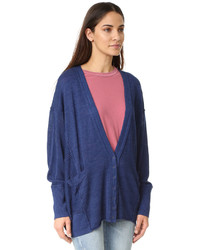 dunkelblaue Strickjacke von Free People