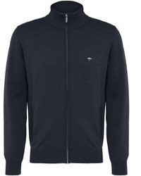 dunkelblaue Strickjacke von Fynch Hatton