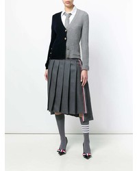 dunkelblaue Strickjacke von Thom Browne