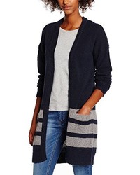 dunkelblaue Strickjacke von Ichi