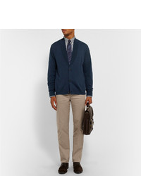 dunkelblaue Strickjacke von Paul Smith