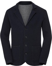 dunkelblaue Strickjacke von MARCO DONATI