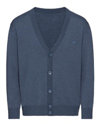 dunkelblaue Strickjacke von MARCO DONATI