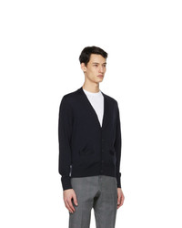 dunkelblaue Strickjacke von Tom Ford