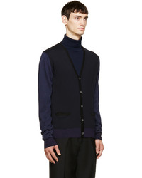 dunkelblaue Strickjacke von Lanvin