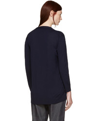 dunkelblaue Strickjacke von Loewe