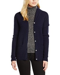 dunkelblaue Strickjacke von New Man