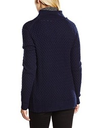 dunkelblaue Strickjacke von New Man