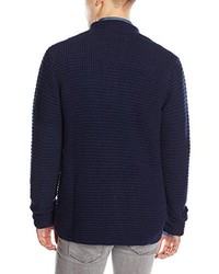 dunkelblaue Strickjacke von Pedro del Hierro