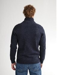 dunkelblaue Strickjacke von Petrol Industries