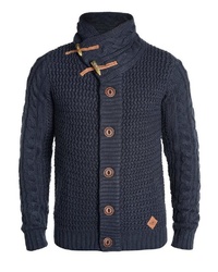 dunkelblaue Strickjacke von Redefined Rebel