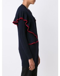 dunkelblaue Strickjacke von MSGM