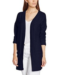 dunkelblaue Strickjacke von Saint Tropez