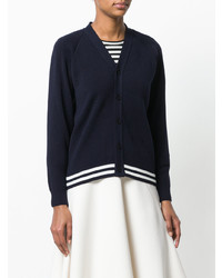 dunkelblaue Strickjacke von Comme Des Garçons Girl