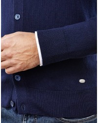 dunkelblaue Strickjacke von Vincenzo Boretti