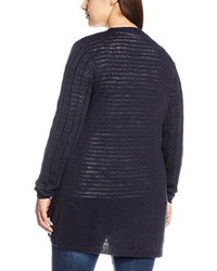 dunkelblaue Strickjacke von Zizzi