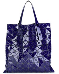 dunkelblaue Taschen mit geometrischem Muster von Bao Bao Issey Miyake