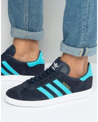 dunkelblaue Turnschuhe von adidas