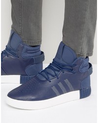 dunkelblaue Turnschuhe von adidas